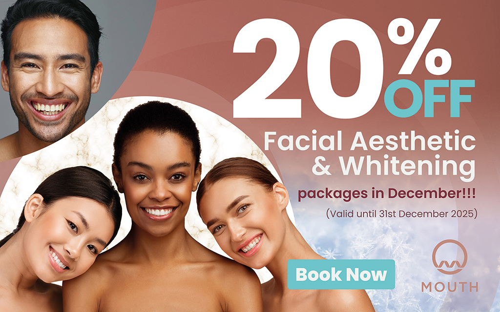 20% off facial aesthetic & whitening treatments
